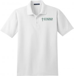 Port Authority Stain Resistant Polo, White